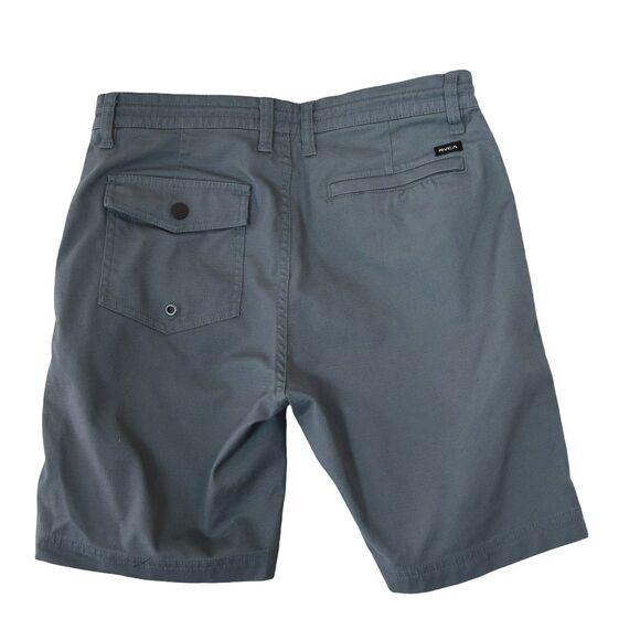 RVCA Board Shorts Mens 26 Ripstop Concrete Gray Hybrid Shorts - Picture 2 of 8